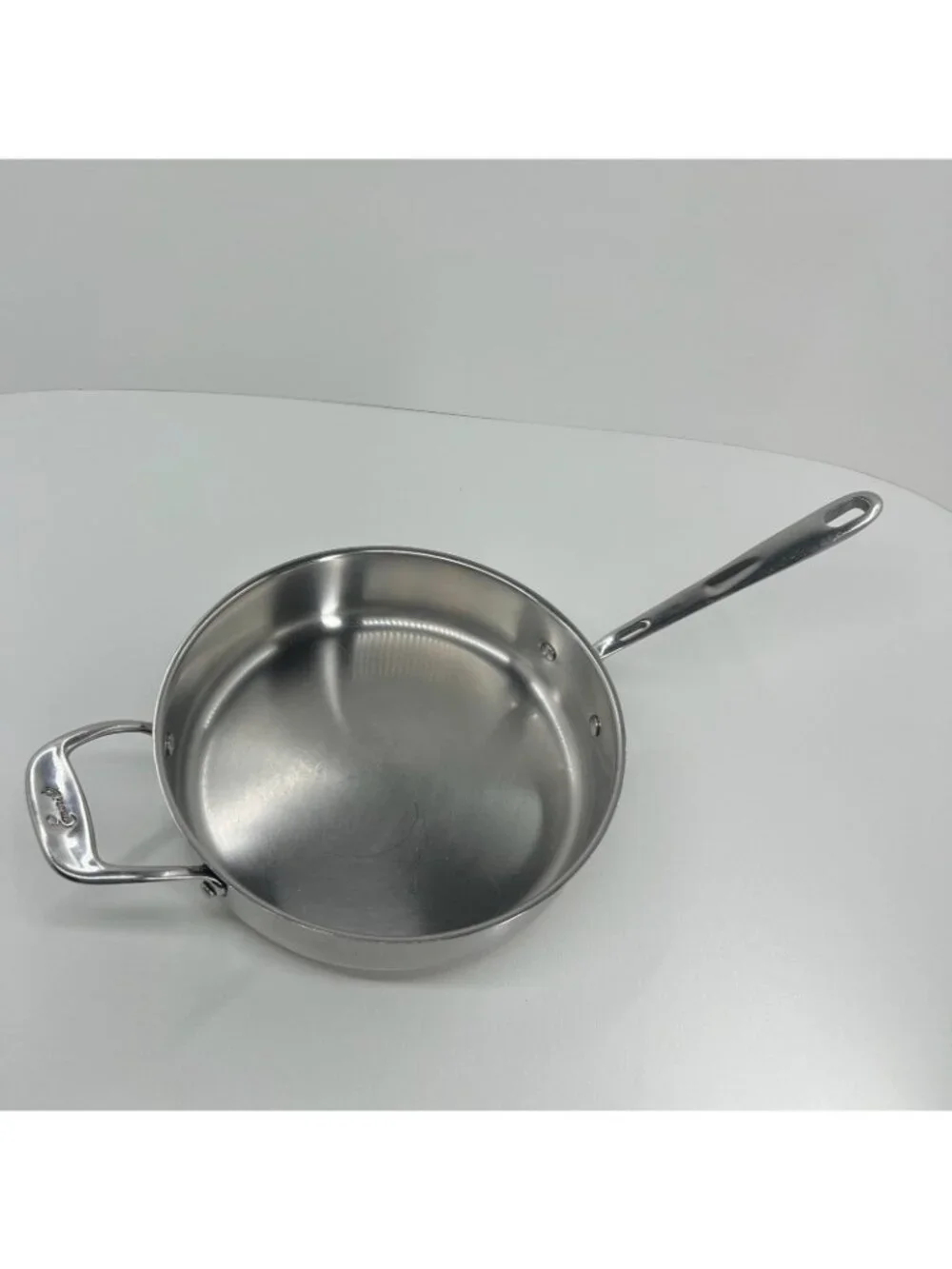 Emeril 3qt Sauté Pan Stainless Steel Copper Band Skillet Helper Handle 10.5 Inch